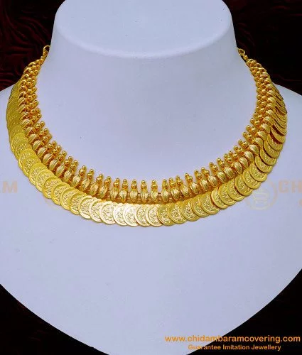 Buy Gold Inspired Light Weight Mango Design Kerala Necklace Bridal