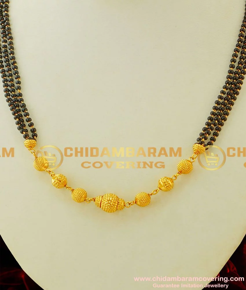 Short nallapusalu gold chain on sale models