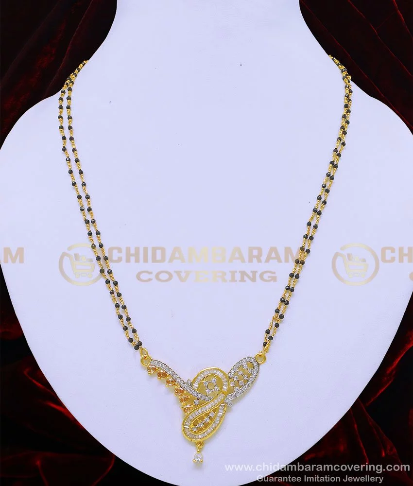 Uncut Gold Polki Diamond Mangalsutra & Earrings – Abdesignsjewellery