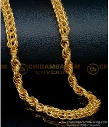 SHN104 - Heavy Thick One Gram Gold Boys Chain Design Buy Online 