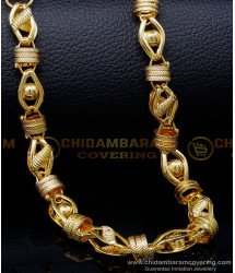 SHN131 - New Neck Stylish 1 Gram Gold Plated Chain for Men