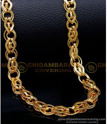SHN132 - Unique Mens Necklaces Short Gold Plated Chain Online