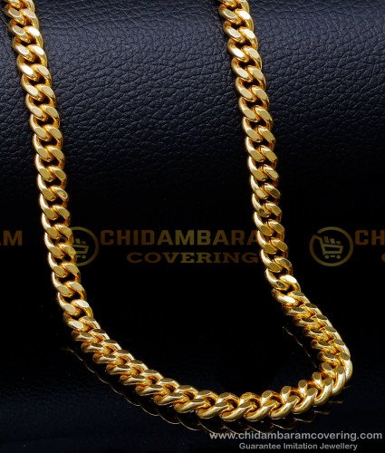 SHN133 - Real Gold Chain Design Daily Wear Thick Short Chain