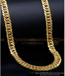 SHN143 - Shiny Gold Chain Designs Male Gold Plated Jewellery