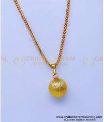 SCHN503 - Trendy Daily Use Artificial Gold Chain Locket New Designs