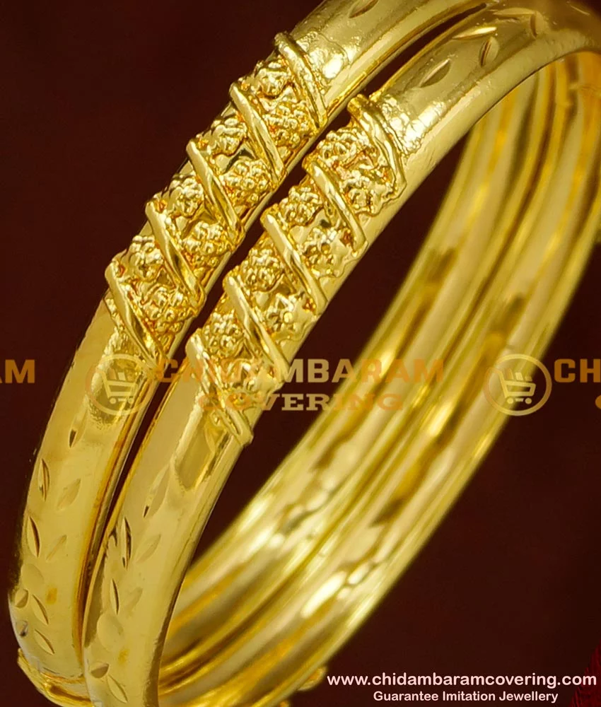 Buy One Gram Gold Bangles South Indian Guarantee Bangle Online