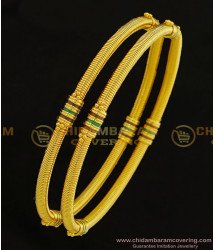 BNG309 - 2.8 Size Latest Daily Wear Bangles Collection Spring Design Enamel Bangles Online