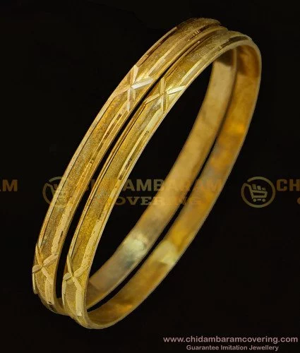 bng319 2.6 size pure impon jewellery natural colour daily wear plain panchaloha bangles buy online 1