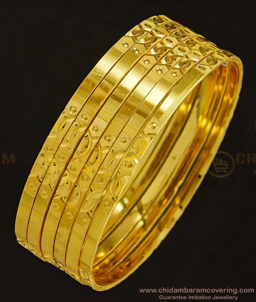 Gold bangles 2025 cutting designs