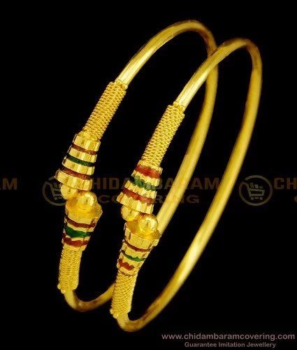 Buy Gold Inspired One Gram Gold Designer Bracelet Indian Imitation Jewelry