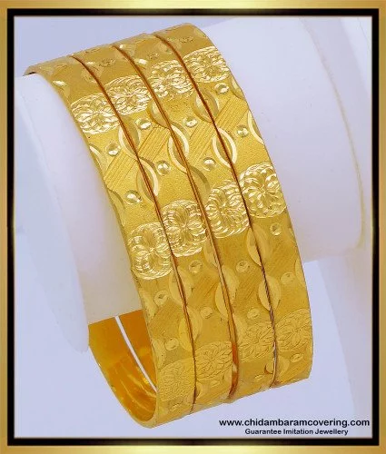Buy Gold Plated Palakka Bangles Design Green Palakka with Stone Bangles  Online