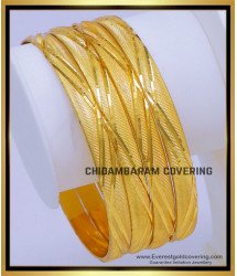 BNG793 - 2.6 Size New Model Set Of 4 Bangles Gold Plated Jewellery
