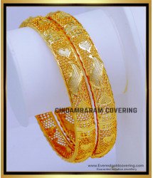 BNG824 - 2.6 Real Gold Design First Quality 1gm Gold Plated Bangles