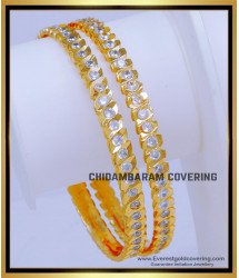 BNG837 - 2.6 First Quality Impon Stone Gold Bangle Design Latest