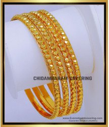 BNG875 - 2.6 Gold Design Daily Wear Guaranteed Gold Plated Bangles