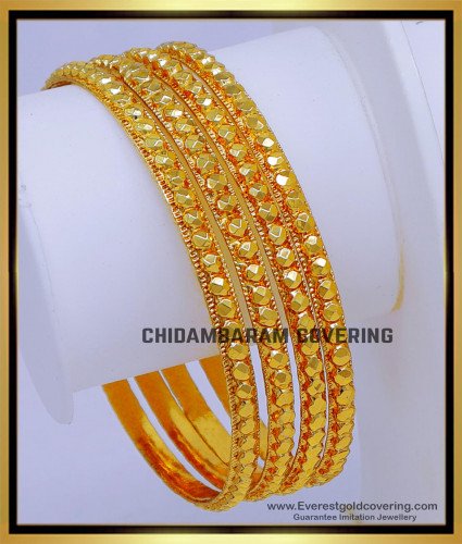 BNG875 - 2.8 Gold Design Daily Wear Guaranteed Gold Plated Bangles