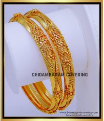 BNG876 - 2.8 Latest Real Gold Design Guaranteed Gold Plated Bangles