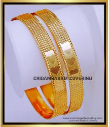 BNG877 - 2.6 New Model Gold Bangles Design Light Weight for Women