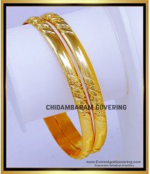 BNG887 - 2.6 New Impon Simple Daily Wear Gold Bangles Design