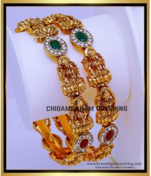 BNG892 - 2.6 Latest Antique Gold Bangles Designs Online Shopping