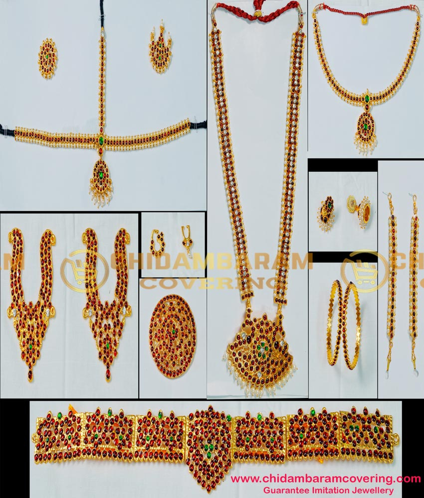 BNS02 - Bharatanatyam Indian Classical Dance Jewellery Complete Set Buy 