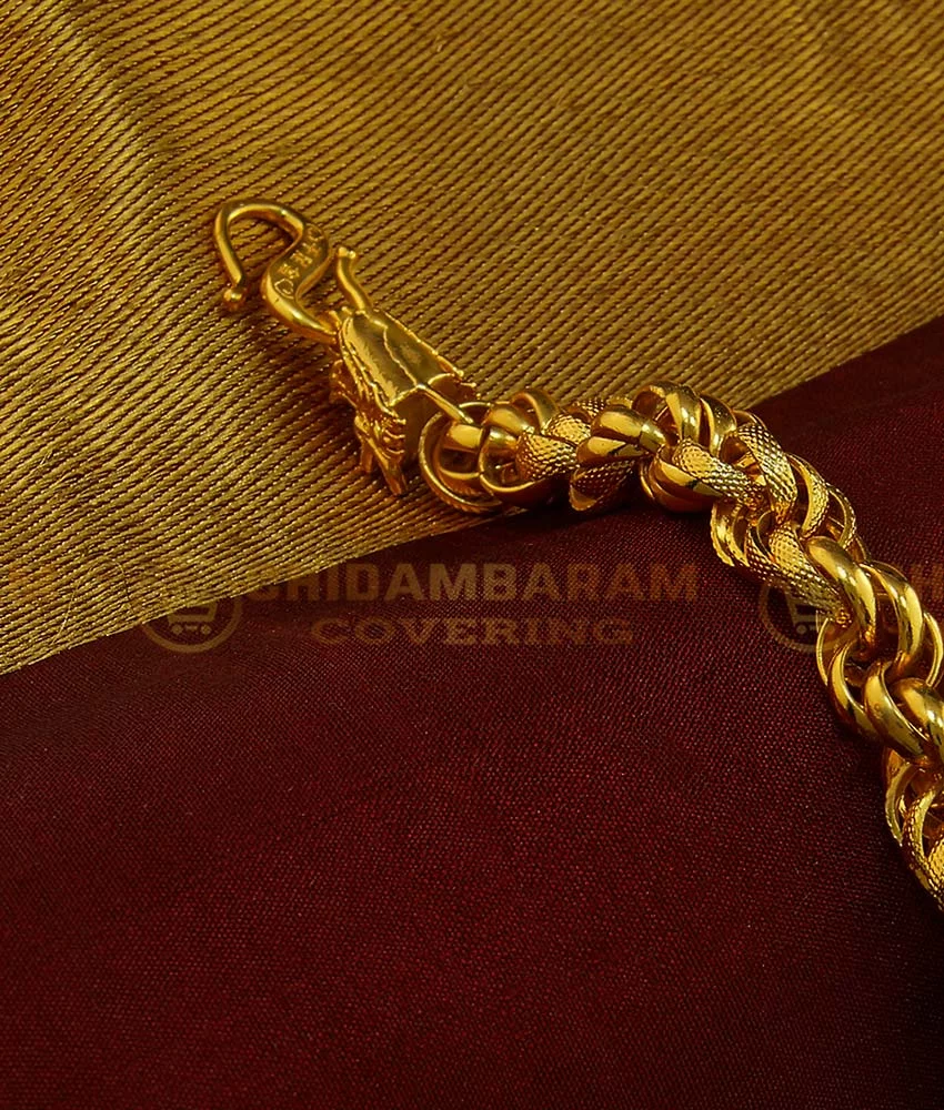 Buy One Gram Gold Plated Sachin Tendulkar Chain Gold Design Long Guarantee  Chain