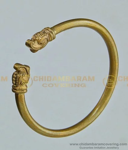 Metal Kada Bracelet  Exotic India Art