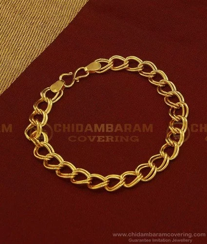 Buy Classy Matte-Shiny Design Gold Bracelet For Men - Branta – Brantashop