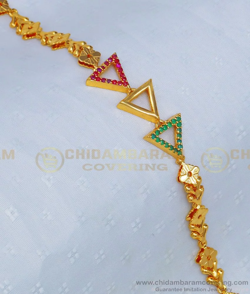 Buy Western Black Stone Kada Gold Plated Bracelets for Women Online at  Silvermerc | SBBR9R_129 – Silvermerc Designs