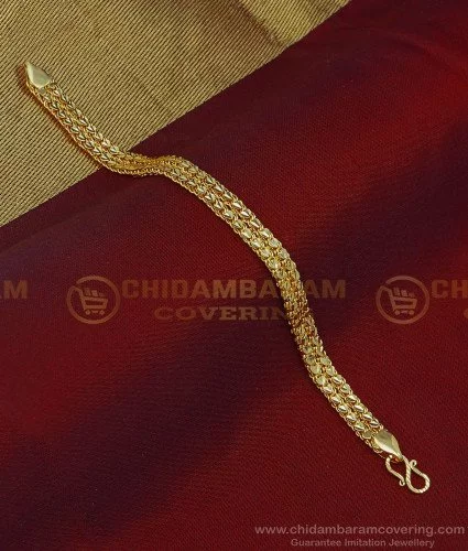 Gold Beads Bracelet for Women - AjBr60281 - Elegant 22K Gold Bracelet  designed with machine cuts gold balls with center design.