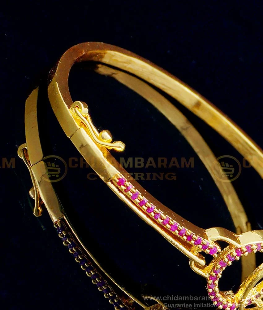 Party Wear Bracelet Collections Online Cz Gold Tone, फैंसी ब्रेसलेट -  Beeline, Pune | ID: 2849615191573