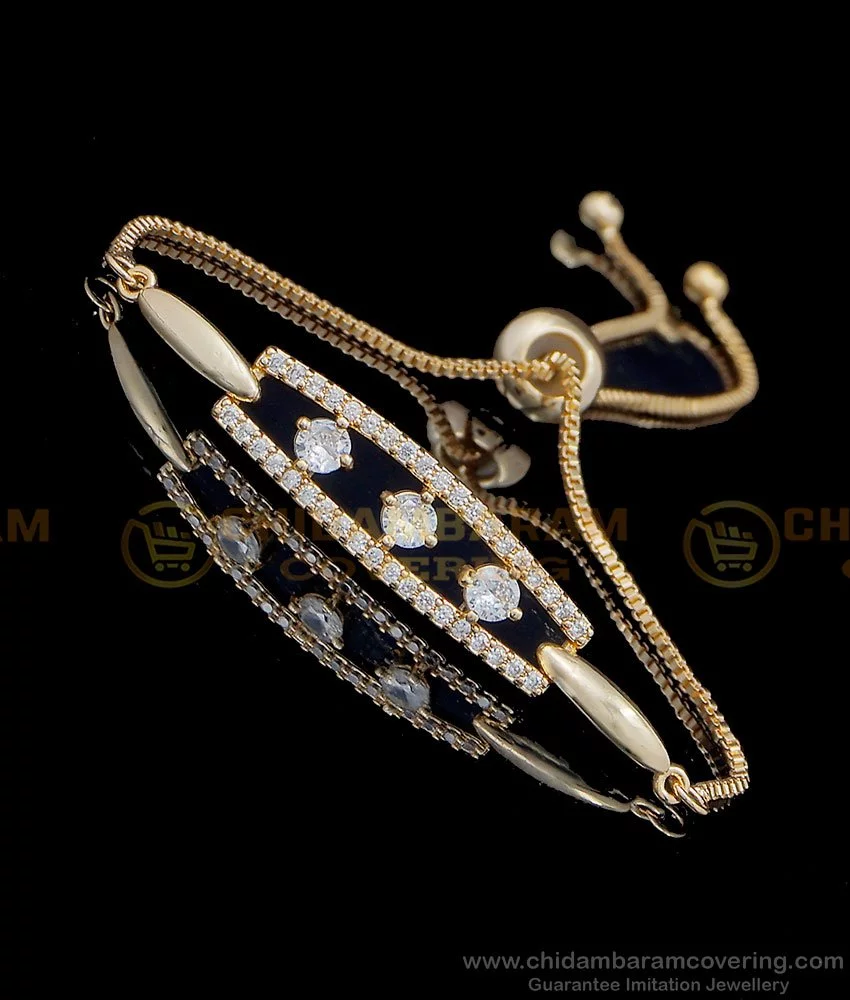 Buy Western Classic Bracelet With Rose Gold Plating 704656 | Kanhai Jewels