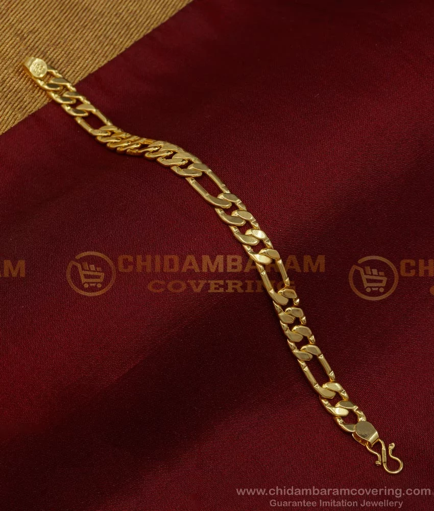 Ganesha hand-crafted design gold plated rudraksha bracelet for men - – Soni  Fashion®