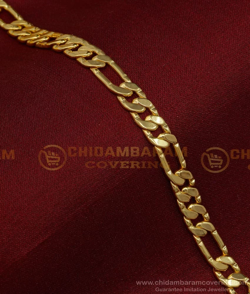 bct344 traditional gold design link chain gold covering men wedding bracelet design 2