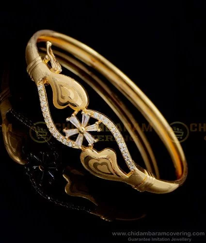 American Diamond Bracelet - Bangle for Party - Diamond Bangle - Twilight  Crystal Bracelet by Blingvine
