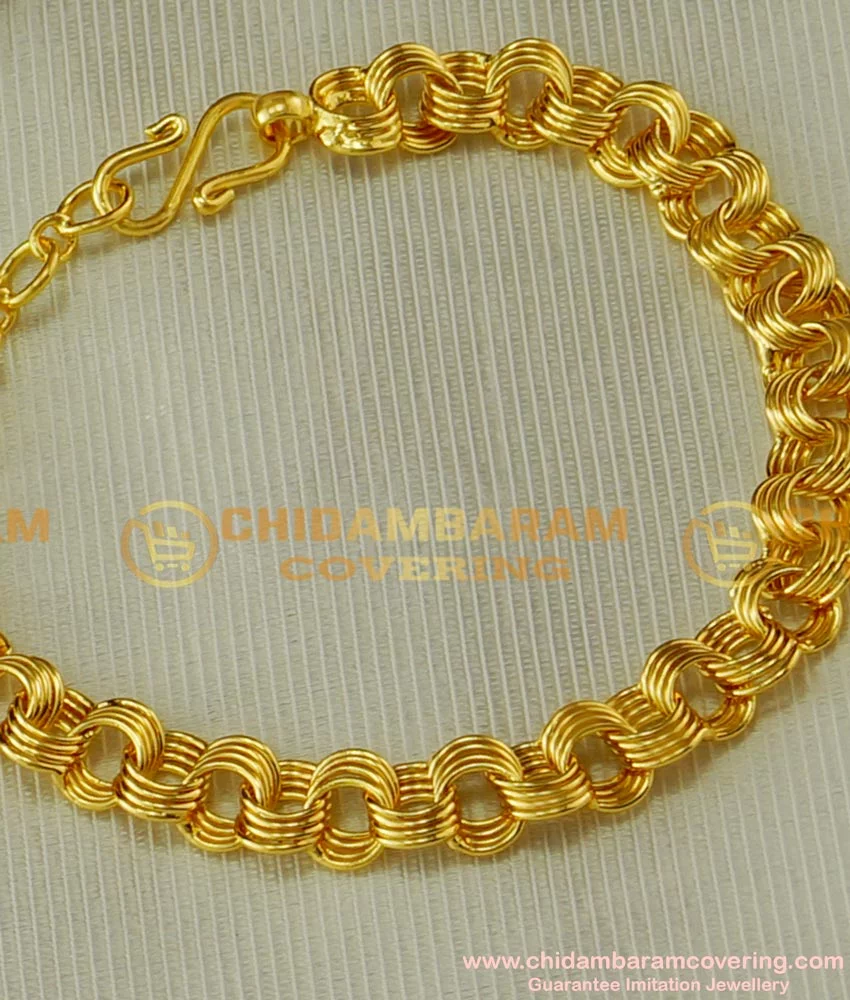 Buy 22Kt Gold Casting Men Bracelet 165VG2720 Online from Vaibhav Jewellers