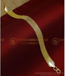 BCT432 - Gold Design Chain Type Men One Gram Gold Bracelet Online