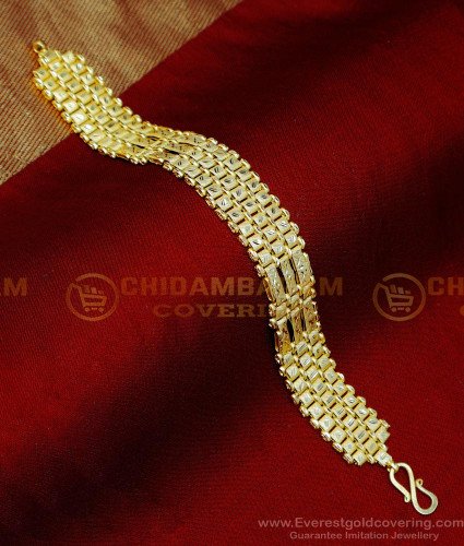 BCT504 - Groom Jewellery Bracelet Gold Chain for Men New Design