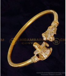 BCT527 - Impon Lord Shiva Bracelet Shiva Lingam Kappu Designs