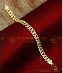 BCT531 - 2 Gram Gold Mens Bracelet Design Gold for Daily Use