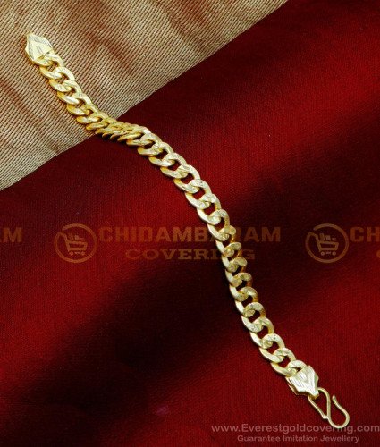 BCT531 - 2 Gram Gold Mens Bracelet Design Gold for Daily Use