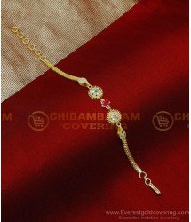 BCT546 - Latest Light Weight 2 Gram Gold Bracelet for Ladies