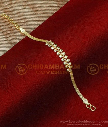 BCT551 - Trendy Forming Gold Bracelet for Women Gold Designs 