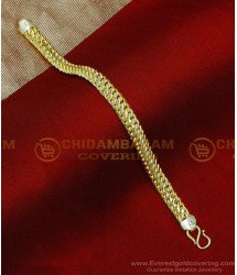 BCT557 - Elegant Daily Wear Hand Chain Gold Bracelet Men