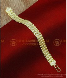 BCT560 - 2 Gram Light Weight Trendy Mens Gold Bracelet Designs