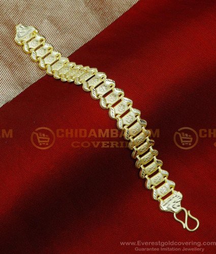 BCT561 - Trendy Boys Gold Bracelet Design 2 Gram Gold Plated