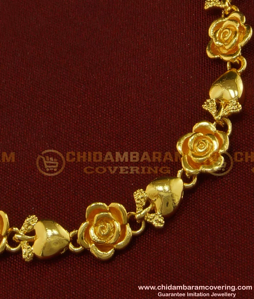 Buy quality 1 gram gold coated heavy look bracelet in Ahmedabad