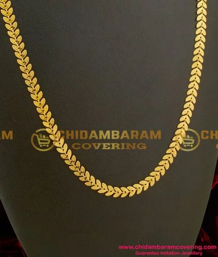 Buy Trendy One Gram Gold Pearl Chain Designs Muthu Malai Chain