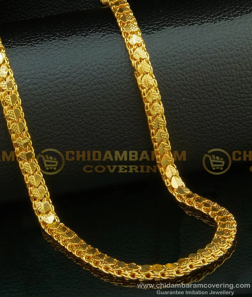 Heavy gold chain design for deals man