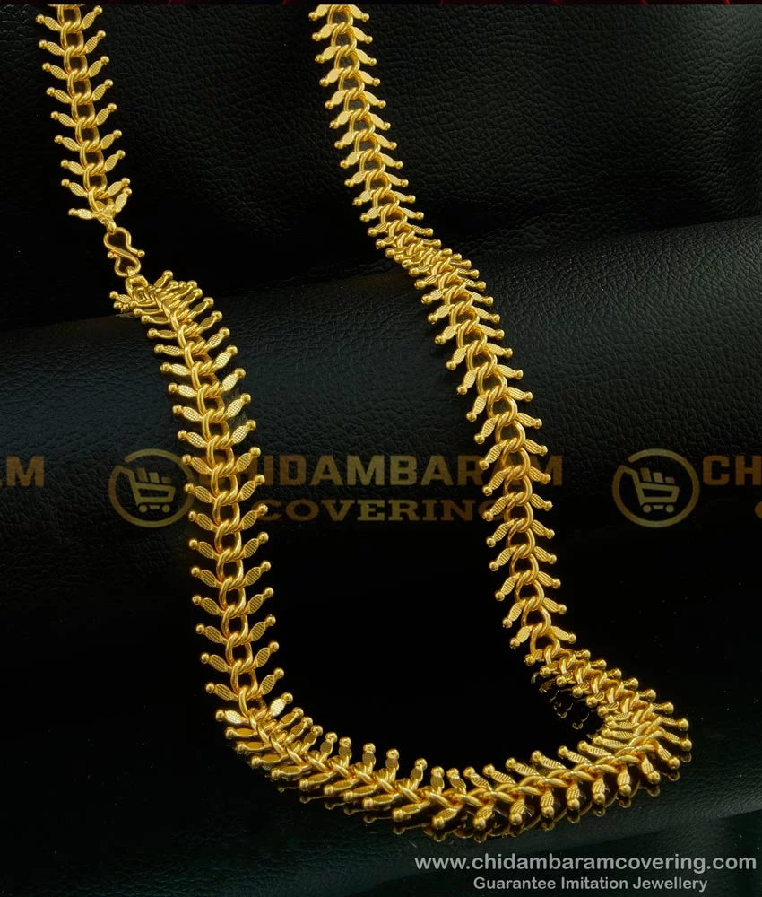 Artificial gold chain 2024 for ladies